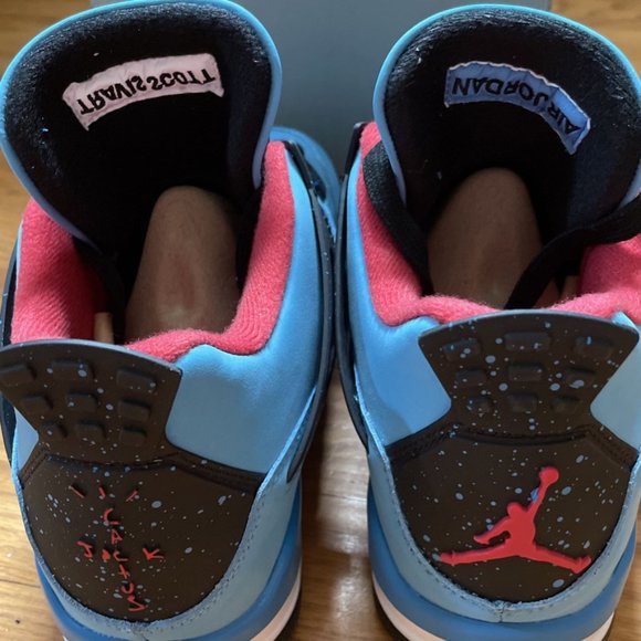 Brand New Air Jordan 4 Retro Travis Scott Cactus Jack With Box